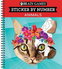 Produktbild: Brain Games - Sticker by Number: Animals (28 Images to Sticker)