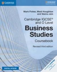 Produktbild: Cambridge Igcse(r) and O Level Business Studies Revised Coursebook with Digital Access (2 Years) 3e