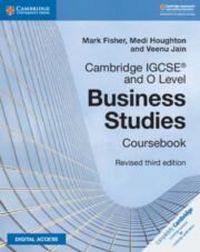 Produktbild: Cambridge Igcse(r) and O Level Business Studies Revised Coursebook with Digital Access (2 Years) 3e