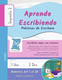 Produktbild: Practicas de Escritura - Numeros del 1 al 50 - Letra Imprenta, Nivel 2