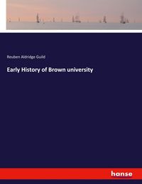 Produktbild: Early History of Brown university