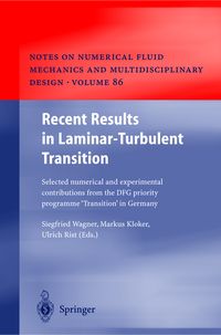 Produktbild: Recent Results in Laminar-Turbulent Transition