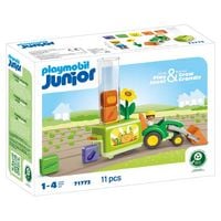 Produktbild: PLAYMOBIL 71773 JUNIOR: Traktor mit lustiger Pflanzmaschine
