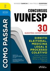 Produktbild: Como Passar em Concursos Vunesp - 7&ordf; Ed -2025