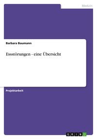 Produktbild: Essst&ouml;rungen - eine &Uuml;bersicht