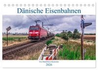 Produktbild: D&auml;nische Eisenbahnen (Tischkalender 2026 DIN A5 quer), CALVENDO Monatskalender