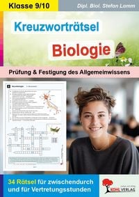 Produktbild: Kreuzwortr&auml;tsel Biologie / Klasse 9-10