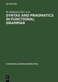 Produktbild: Syntax and Pragmatics in Functional Grammar