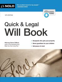 Produktbild: Quick & Legal Will Book