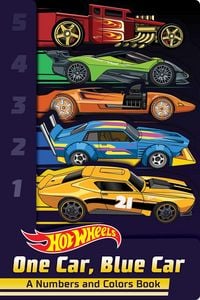 Produktbild: Hot Wheels: One Car, Blue Car: A Numbers and Colors Book (a Mattel Hot Wheels Shaped Novelty Board Book for Toddlers)