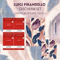 Produktbild: Luigi Pirandello Geschenkset - 4 B&uuml;cher (mit Audio-Online) + Marmortr&auml;ume Schreibset Premium