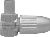 Produktbild: Axing CKS 4-00 Koax-Winkelstecker Anschl&uuml;sse: Koax-Stecker IEC, Koax-Stecker IEC Kabel-Durchmesser: 6.8 mm 1 St.