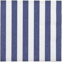 Produktbild: Servietten, blau/weiß gestreift
