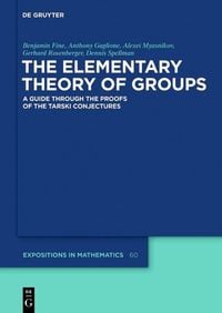 Produktbild: The Elementary Theory of Groups