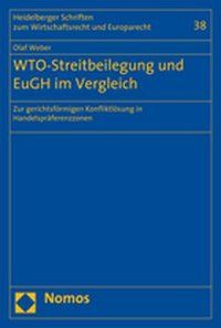 Produktbild: WTO-Streitbeilegung und EuGH im Vergleich