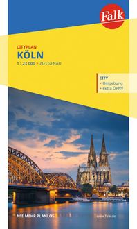 Produktbild: Falk Cityplan K&ouml;ln 1:23.000