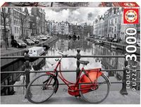 Educa - Fahrrad in Amsterdam 3000 Teile Puzzle Educa