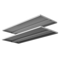 Produktbild: 2x Fachb&ouml;den f&uuml;r Stahlschrank Serie Malivo