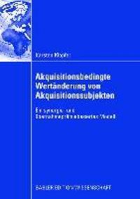 Produktbild: Akquisitionsbedingte Wert&auml;nderung von Akquisitionssubjekten