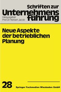 Produktbild: Neue Aspekte der betrieblichen Planung