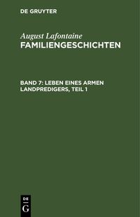 Produktbild: Leben eines armen Landpredigers, Teil 1