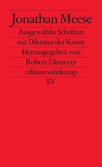 Produktbild: Ausgew&auml;hlte Schriften zur Diktatur der Kunst