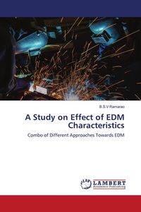 Produktbild: A Study on Effect of EDM Characteristics