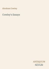 Produktbild: Cowley's Essays