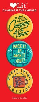 Produktbild: Camping Is The Answ 3-Button a