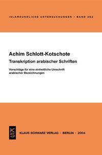 Produktbild: Transkription arabischer Schriften