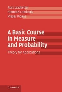 Produktbild: A Basic Course in Measure and Probability