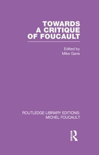 Produktbild: Towards a critique of Foucault
