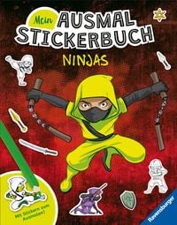 Produktbild: Mein Ausmalstickerbuch - Ninjas