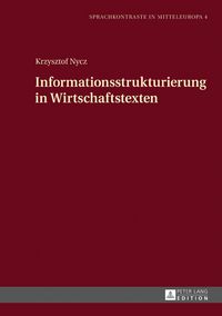 Produktbild: Informationsstrukturierung in Wirtschaftstexten