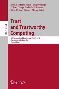 Produktbild: Trust and Trustworthy Computing