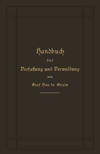 Produktbild: Handbuch der Verfassung und Verwaltung in Preu&szlig;en und dem Deutschen Reich