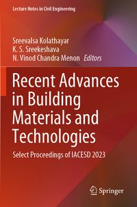 Produktbild: Recent Advances in Building Materials and Technologies