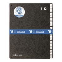 Produktbild: PAGNA&reg; Pultordner Classic, 1 - 12 12teilig schwarz