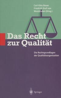 Produktbild: Das Recht zur Qualit&auml;t