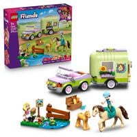 Produktbild: LEGO Friends 42695 Pferd und Fohlen mit Pferdeanh&auml;nger, Pferde Spielzeug