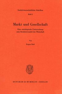 Produktbild: Markt und Gesellschaft.