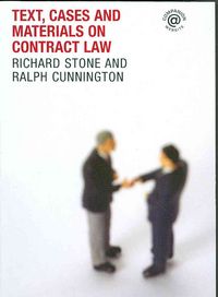 Produktbild: Text, Cases & Materials on Contract Law