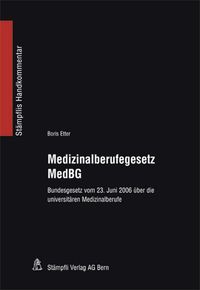 Produktbild: Medizinalberufegesetz MedBG