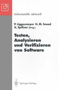 Produktbild: Testen, Analysieren und Verifizieren von Software