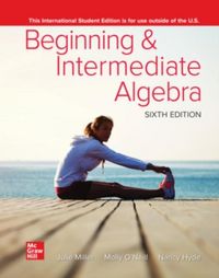 Produktbild: Miller, J: Beginning and Intermediate Algebra ISE