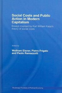 Produktbild: Elsner, W: Social Costs and Public Action in Modern Capitali