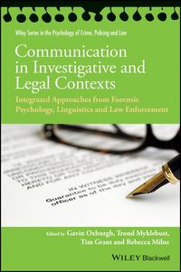 Produktbild: Communication in Investigative and Legal Contexts