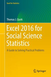 Produktbild: Excel 2016 for Social Science Statistics