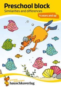 Produktbild: Kindergarten Activity Book from age 4 years - Spot the difference - for kids, boy and girl