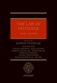 Produktbild: The Law of Privilege